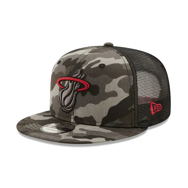 MIAMI HEAT NBA CASQUETTE CAMO CHINÉE 9FIFTY GRIS