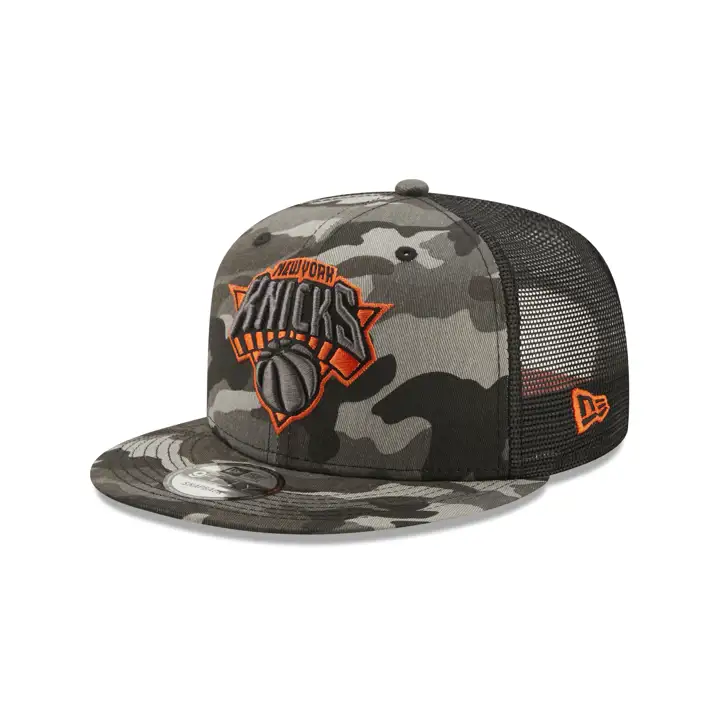 NEW YORK KNICKS NBA HEATHER CAMO 9FIFTY GRIS