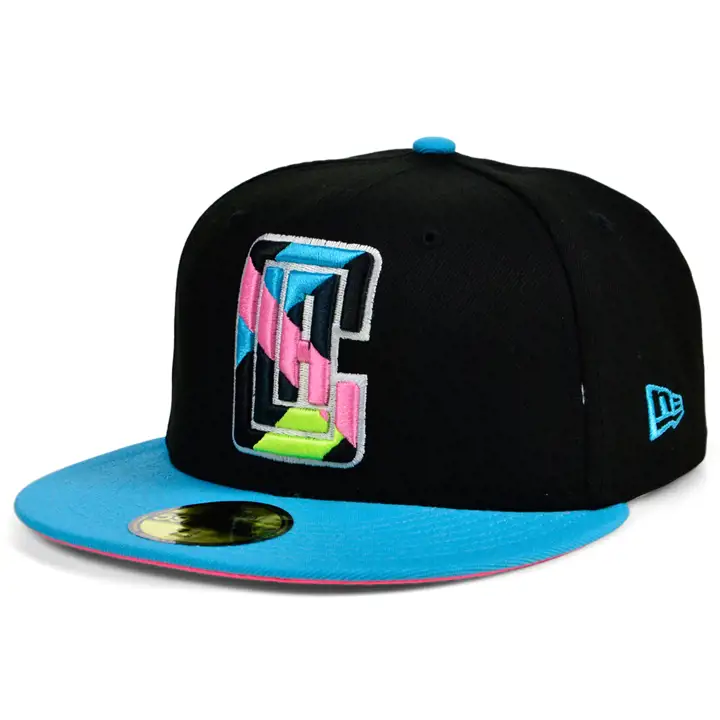 LOS ANGELES CLIPPERS NBA NOIR/VICE/ROSE 59FIFTY NOIR/BLEU VIF