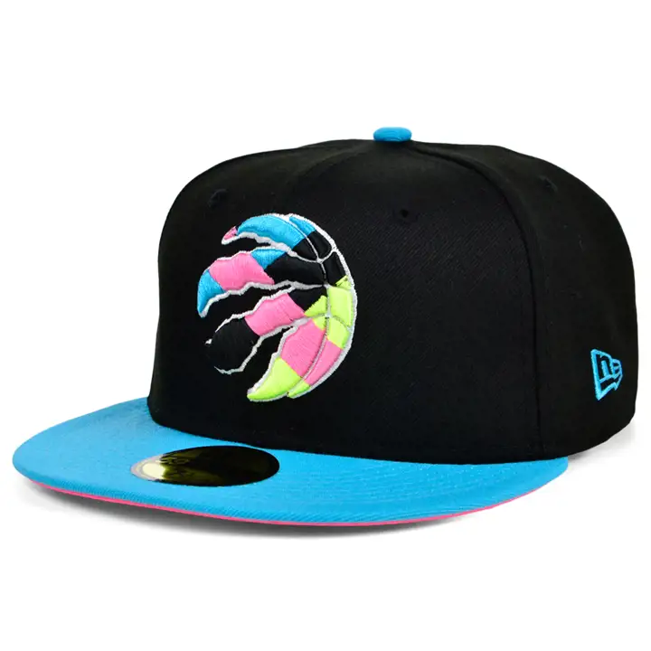 TORONTO RAPTORS NBA NOIR/VICE/ROSE 59FIFTY NOIR/BLEU VIF
