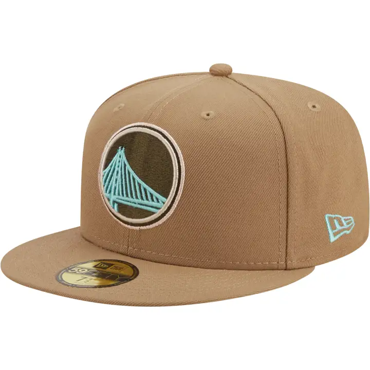 CASQUETTE 59FIFTY KAKI NBA GOLDEN STATE WARRIORS MENTHE/ROSE
