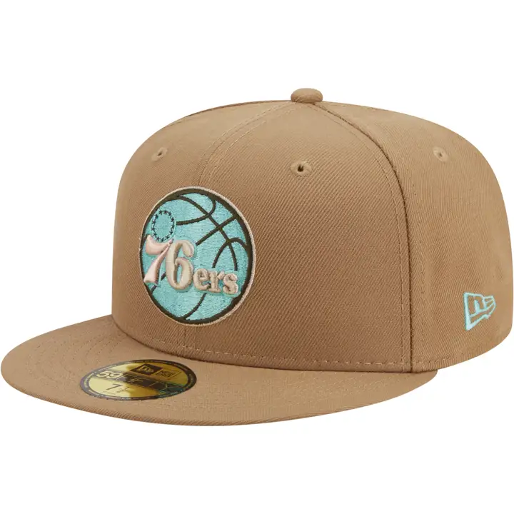 PHILADELPHIA 76ERS NBA MINT/BLUSH 59FIFTY CASQUETTE