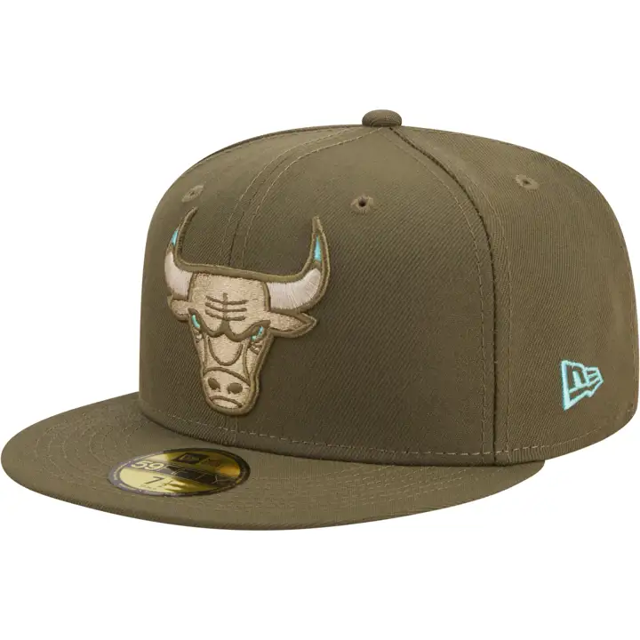 CASQUETTE 59FIFTY NBA CHICAGO BULLS MENTHE/ROSE VIF