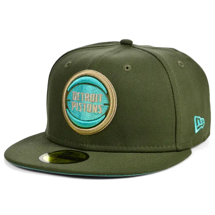 DETROIT PISTONS NBA MENTHE/ROSE PÂLE 59FIFTY OLI
