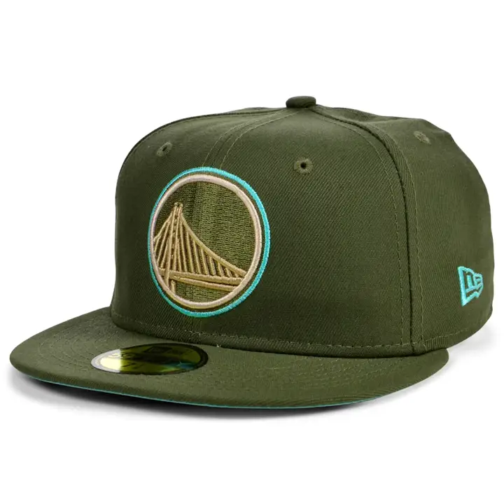 CASQUETTE 59FIFTY NBA GOLDEN STATE WARRIORS MENTHE/ROSE PÂLE