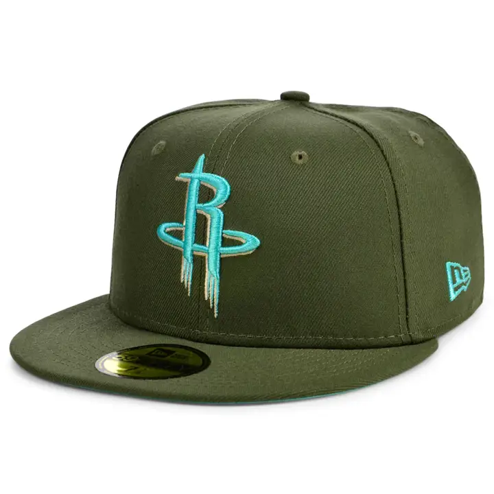 HOUSTON ROCKETS NBA MINT/BLUSH 59FIFTY OLV