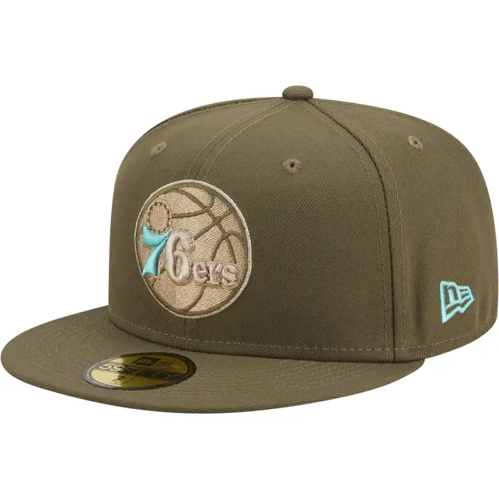 PHILADELPHIA 76ERS NBA MENTHE/ROSE PÂLE 59FIFTY OLV