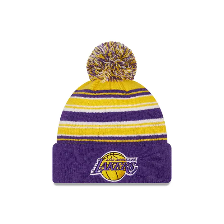 Los Angeles Lakers NBA 21 NE Rayé MB Tricot PUR