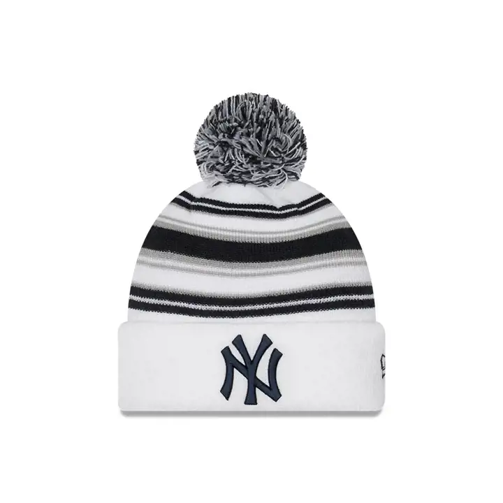 New York Yankees MLB 21 NE Striped MB Knit WHT