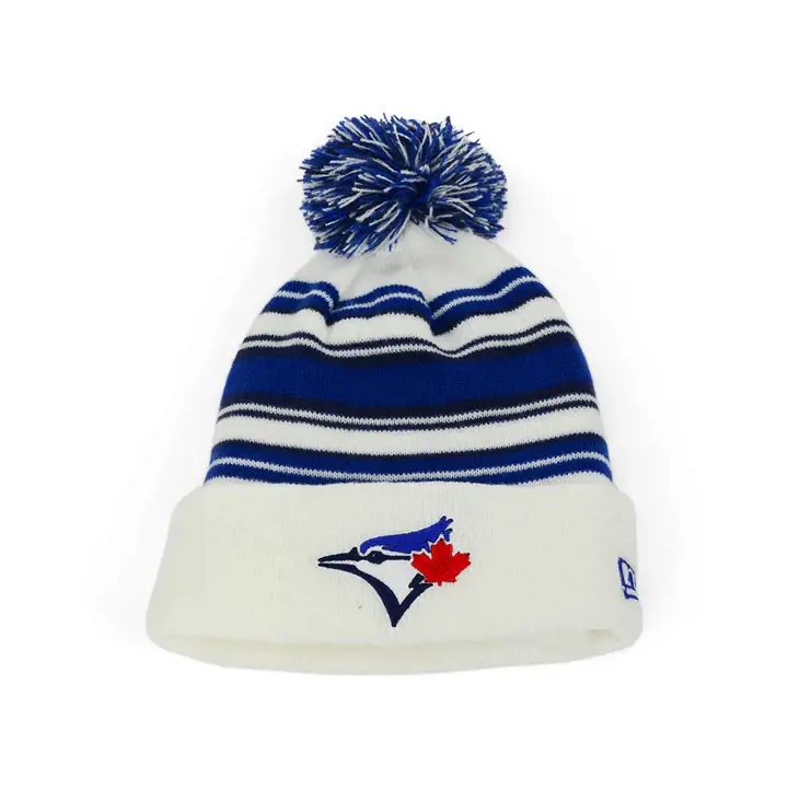Toronto Blue Jays MLB 21 NE Striped MB Knit BLANC