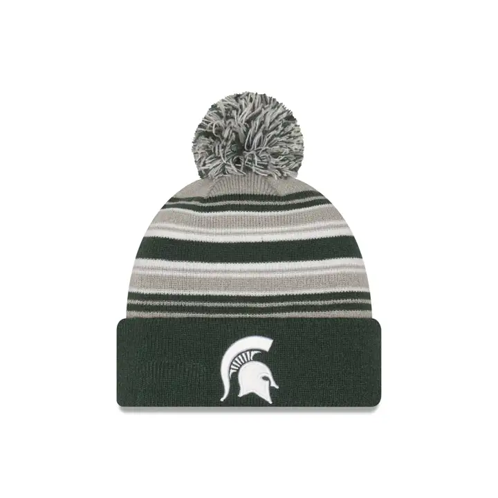 Michigan State Spartans NCAA 21 NE Rayé MB Tricot vert foncé