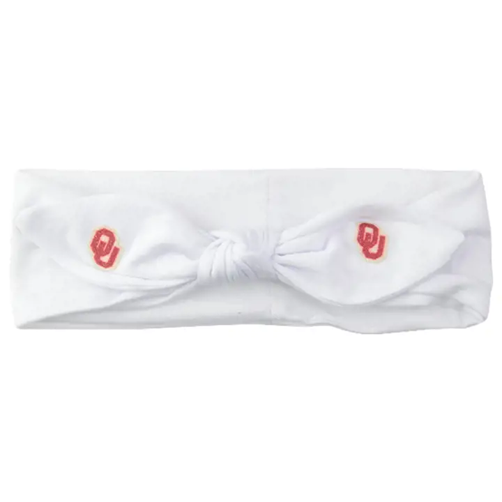Bandeau à nœud en coton Oklahoma Sooners