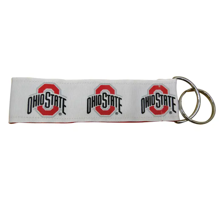 Porte-clés dragonne bicolore Ohio State Buckeyes ast