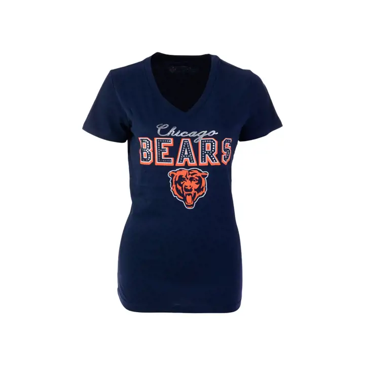 T-shirt Femme Chicago Bears NFL Jour d'Ouverture 21 Marine