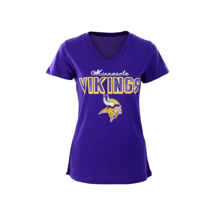T-shirt NFL Minnesota Vikings pour femme – Jour d'ouverture – 21 violet