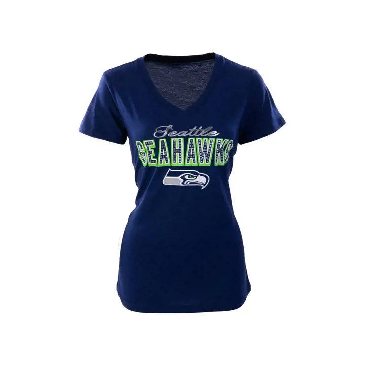 T-shirt femme NFL Seattle Seahawks bleu 21 Jour d'ouverture