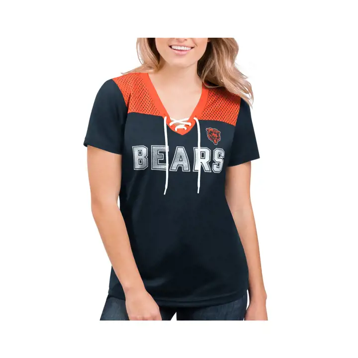 Maillot NFL Femme Wild Card des Chicago Bears 21 Bleu marine