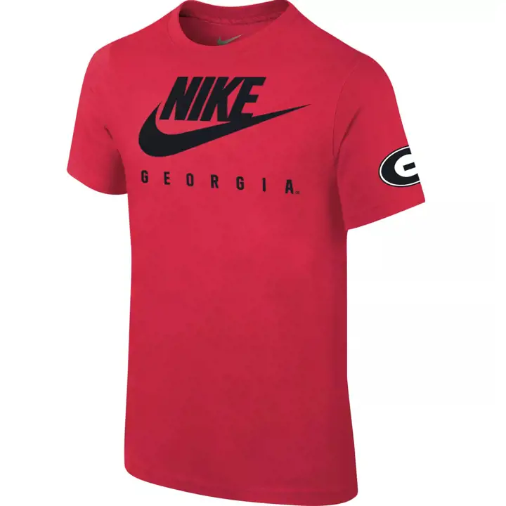 T-shirt Futura essentiel NCAA Georgia Bulldogs rouge pour jeune