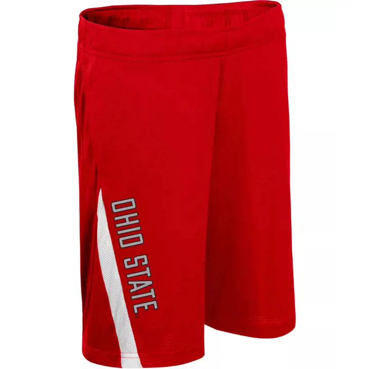 Short d'entraînement NCAA Youth Ohio State Buckeyes rouge