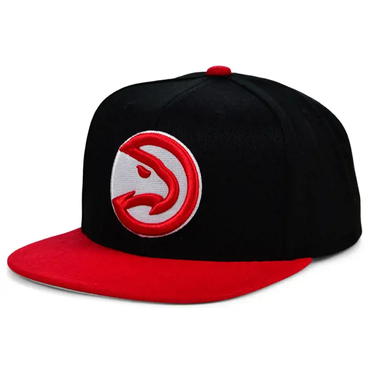 Casquette snapback NBA 75ème anniversaire ATLANTA HAWKS noire