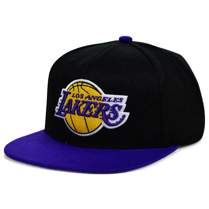 Casquette snapback LOS ANGELES LAKERS NBA 75ÈME ANNIVERSAIRE noire