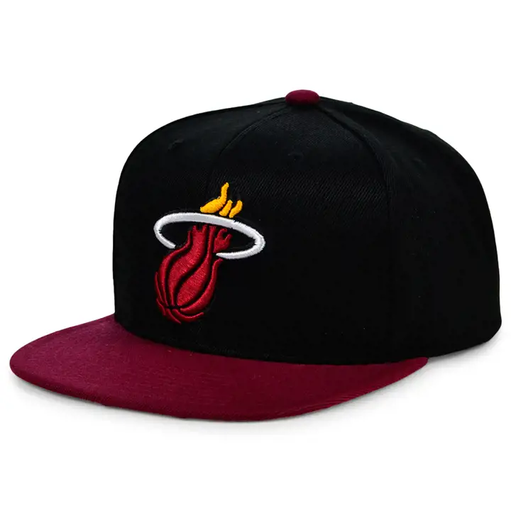 Casquette snapback MIAMI HEAT NBA 75e ANNEE noire