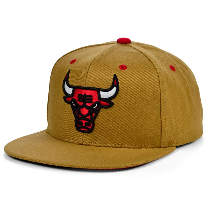 CHICAGO BULLS NBA WHEAT TC CASQUETTE SNAPBACK blé