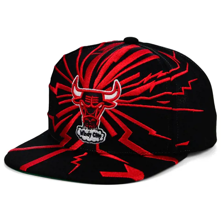 Casquette SNAPBACK CHICAGO BULLS HWC EARTHQUAKE noire