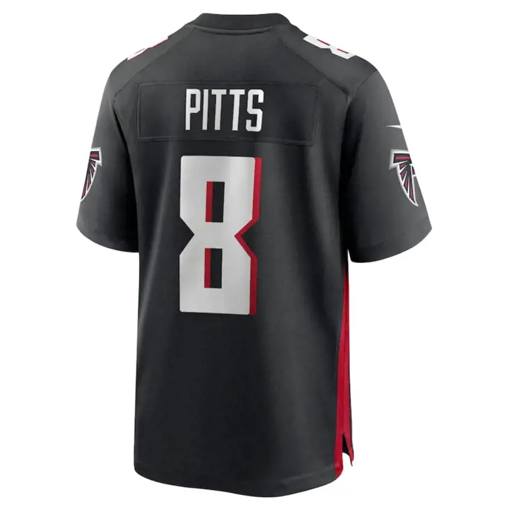 Maillot de match NFL FALCONS Kyle Pitts rouge pour jeune