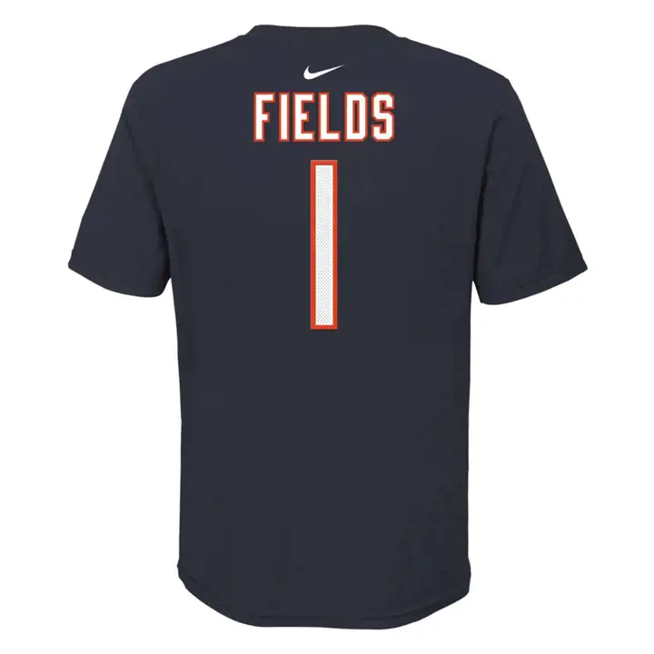CHI BEARS NFL T-shirt Jeunesse Fierté N&N 3.0 Justin Fields BLEU MARINE