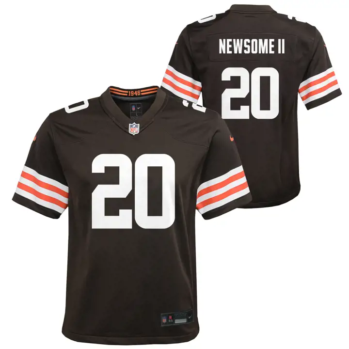 Maillot de match NFL pour jeunes Cleveland Browns brn