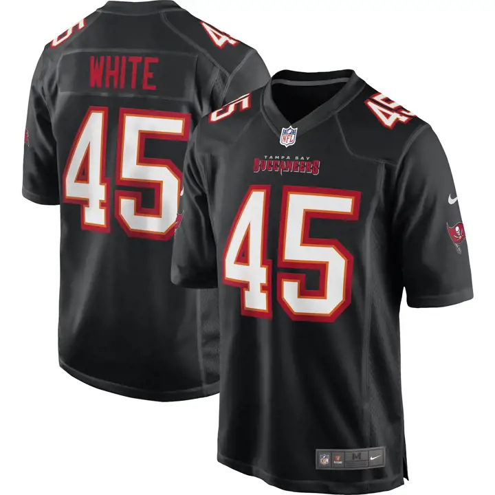 Maillot de match NFL Eclipse des Buccaneers de Tampa Bay 21 Devin White