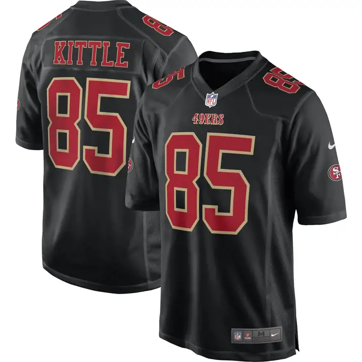 Maillot de match NFL Eclipse San Francisco 49ers 21 George Kittle