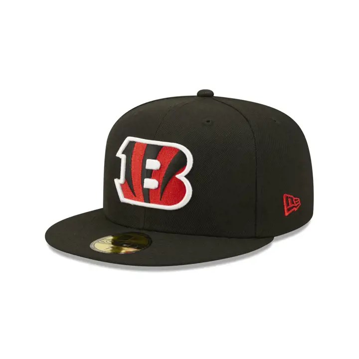 Casquette 59FIFTY NFL Cincinnati Bengals Couleur UV Noire/Rouge