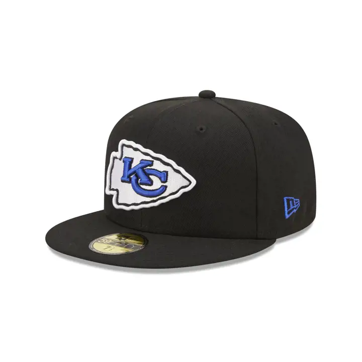Casquette 59FIFTY NFL Kansas City Chiefs UV Couleur Noir/Rouge Royal