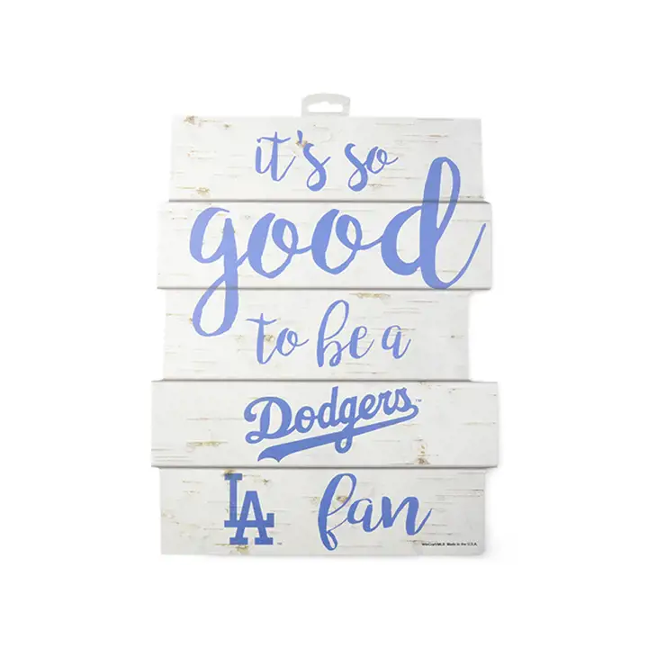 "Panneau en bois Los Angeles Dodgers 11"x14" ast"