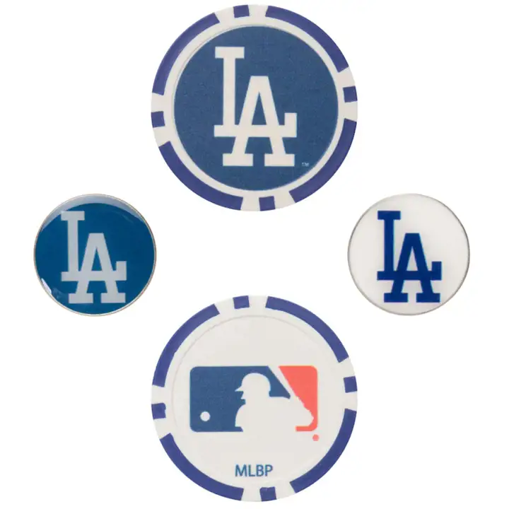 Ensemble de marqueurs de balle Los Angeles Dodgers