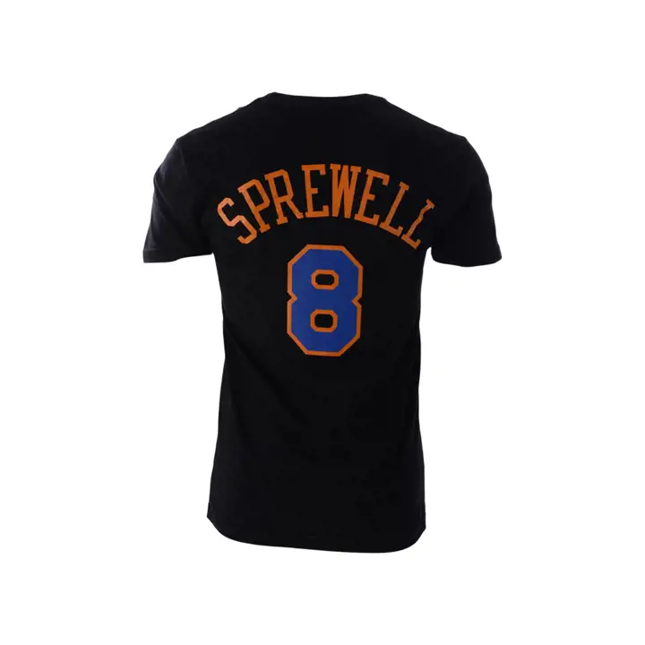 T-shirt Vert New York Knicks NBA Player Latrell Sprewell