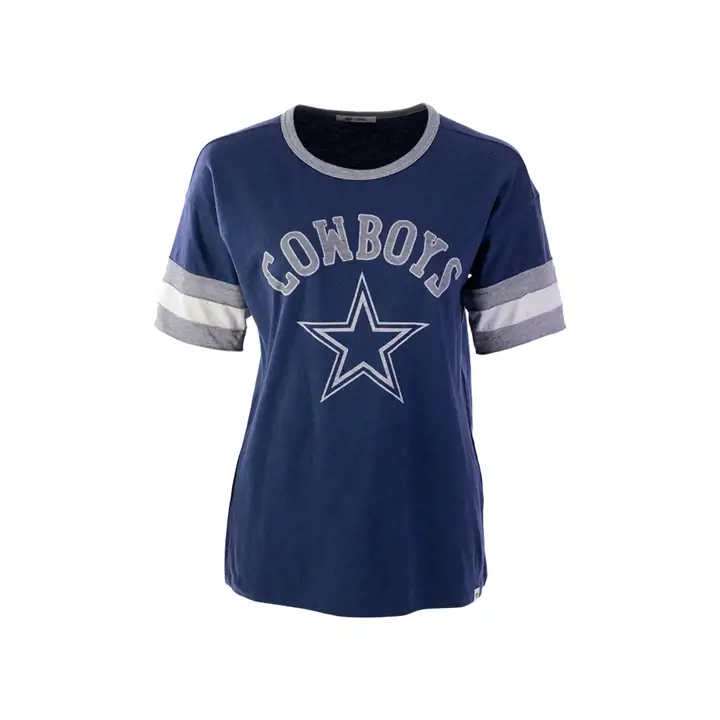 T-shirt Dani 21 Marine NFL pour femme des Dallas Cowboys