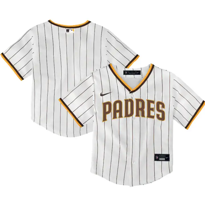 San Diego Padres MLB Maillot vierge officiel pour tout-petit blanc