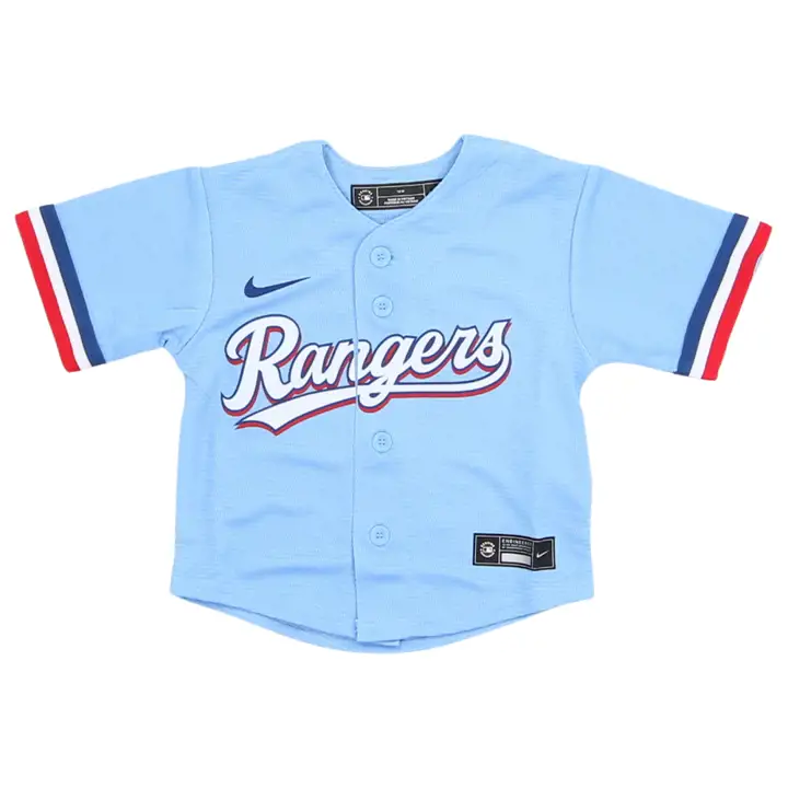 Maillot officiel vierge de la MLB des Texas Rangers pour bébé