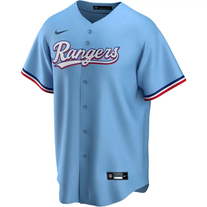 Maillot officiel vierge MLB Texas Rangers pour jeune lbl