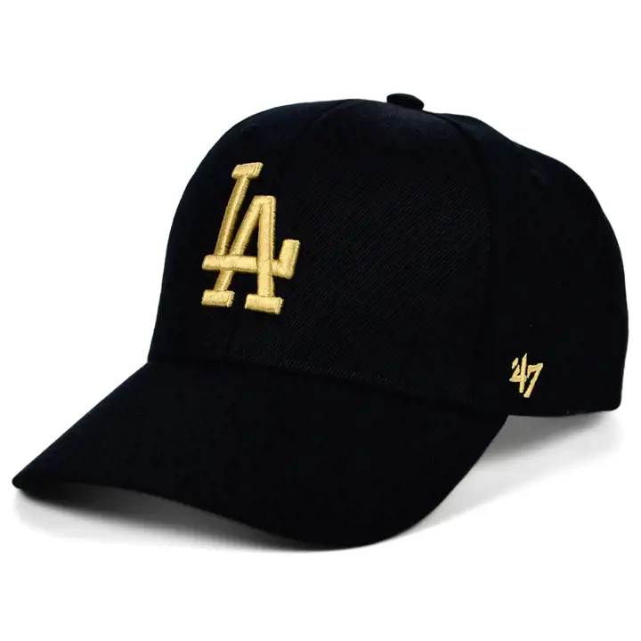Los Angeles Dodgers MLB Side Patch 47 MVP noir