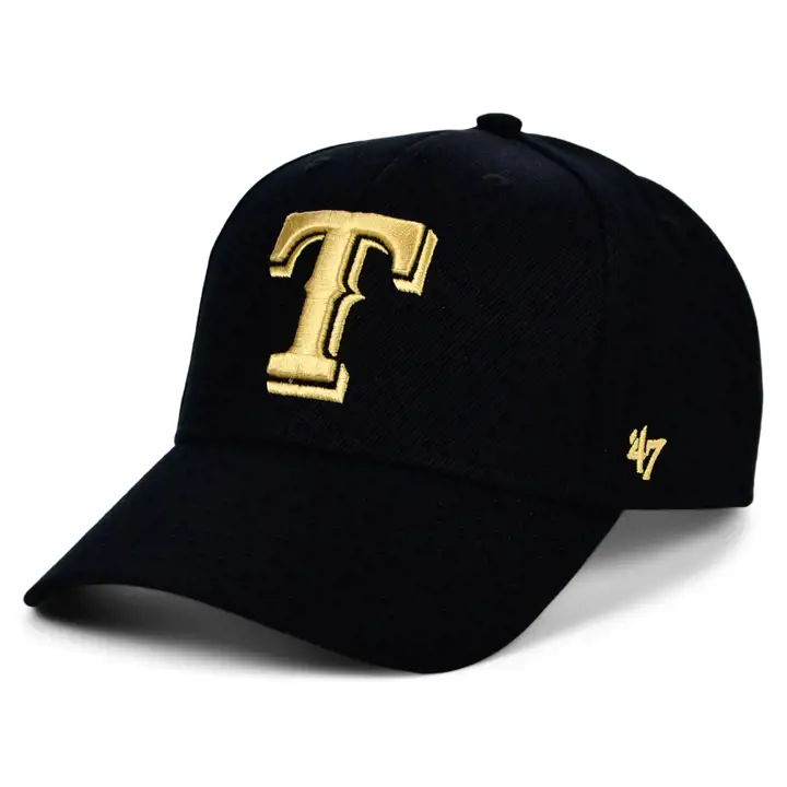 Casquette Texas Rangers MLB Side Patch 47 MVP noire