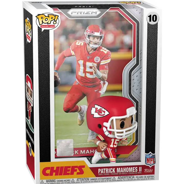 Cartes à collectionner POP des Chiefs de Kansas City Patrick Mahomes ast