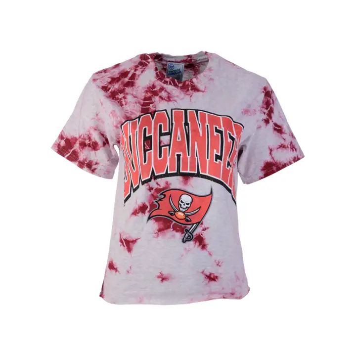 Haut court tubulaire tie-dye NFL Tampa Bay Buccaneers pour femme 21 Rouge