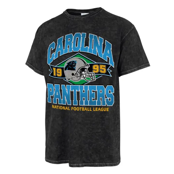 T-shirt tubulaire vintage CAROLINA PANTHERS NFL Brickhouse 21