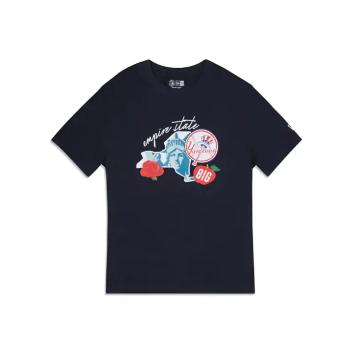 T-shirt New York Yankees MLB NE City Cluster bleu marine