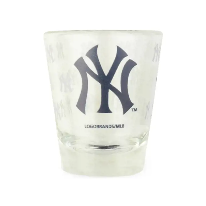 Verre à shot gravé au satin 2oz New York Yankees