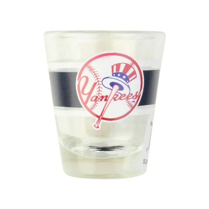 New York Yankees Verre à liqueur rayé de 2 oz